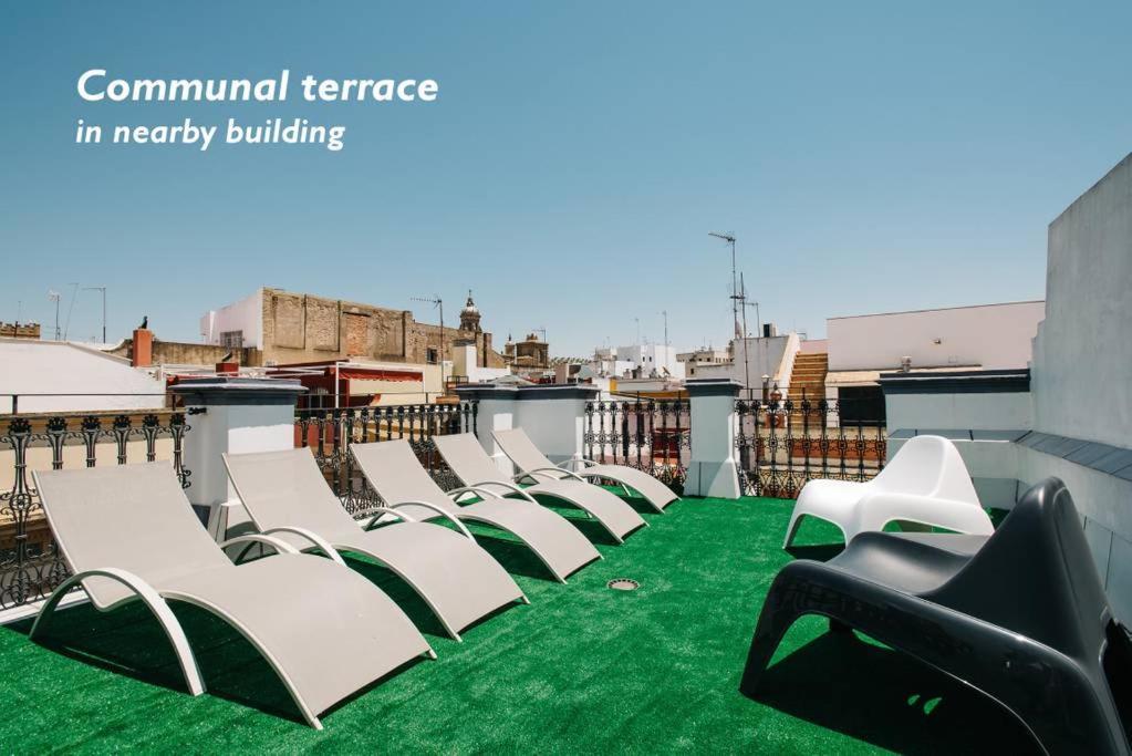Hostly Rivero 2B Center-Fibre-Communal Terrace-Parking Optional-Cless Sevilla Exteriér fotografie